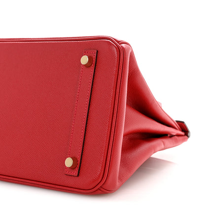 Hermes Epsom BIRKIN 30 Rouge Casaque 10 of 15