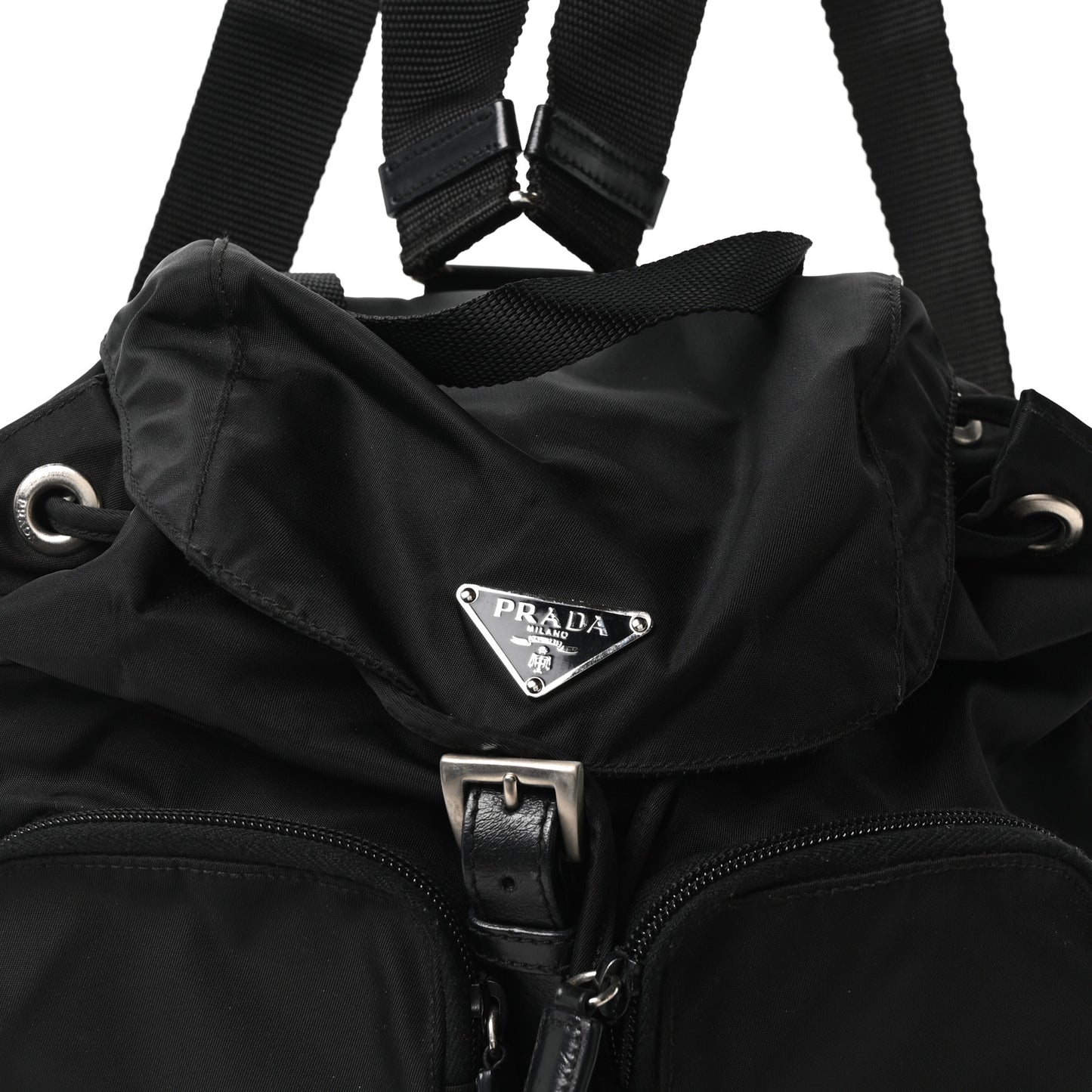 Nylon Vela Small Backpack Black