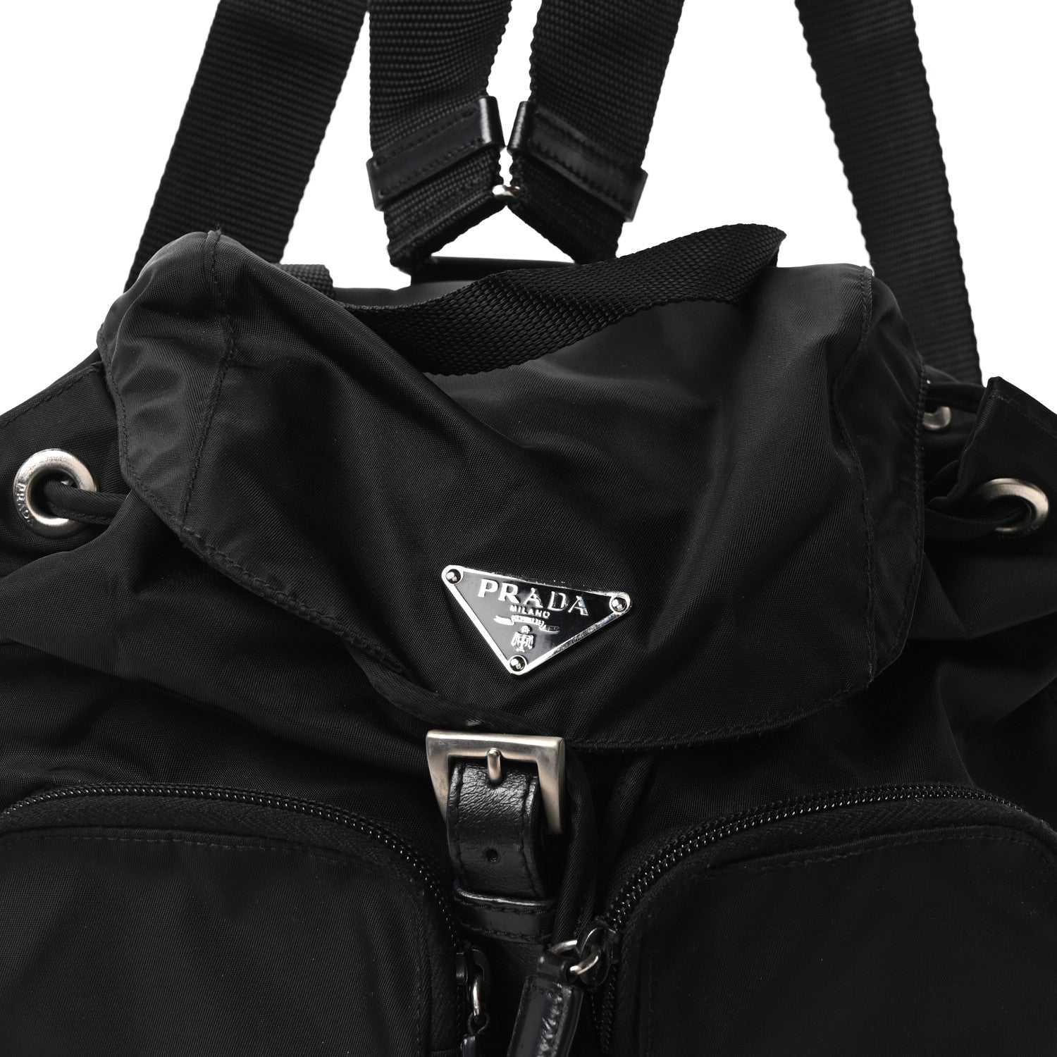 Prada Nylon Vela Small Backpack Black 8 of 10