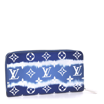 Louis Vuitton Monogram Escale Zippy Wallet Blue 3 of 7