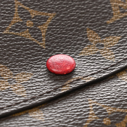 Louis Vuitton Monogram Emilie Wallet Rouge 10 of 10