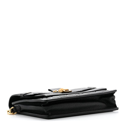 Louis Vuitton Empreinte Vavin Chain Wallet Black 4 of 10