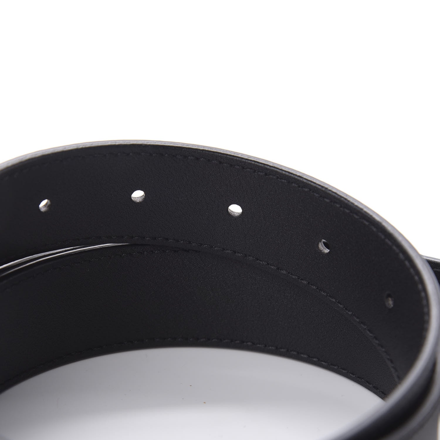 Gucci Calfskin Double G 30mm Belt 90 36 Black 4 of 5