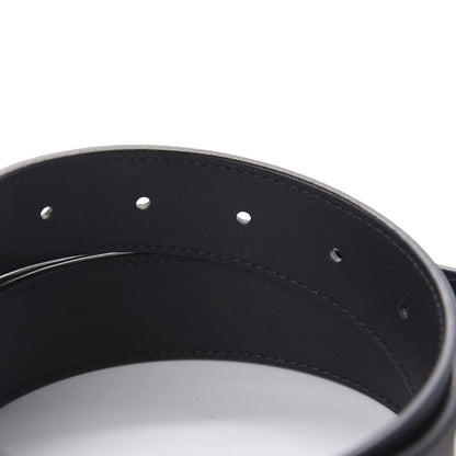 Gucci Calfskin Double G 30mm Belt 90 36 Black 4 of 5