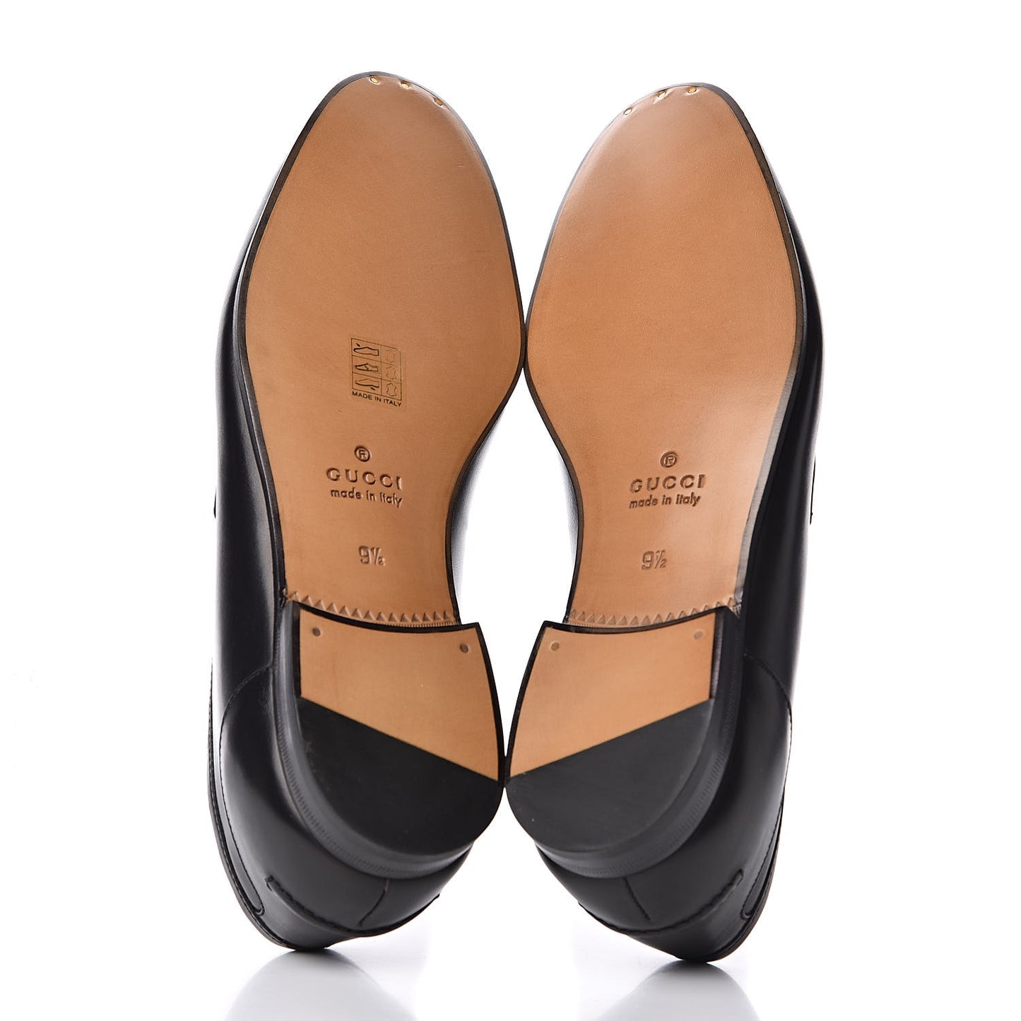 Calfskin Horsebit Mens Jordaan Loafers 9.5 Black