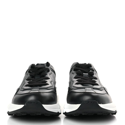 Gucci Apollo Calfskin Mens Rhyton Sneakers 7.5 Black 2 of 8