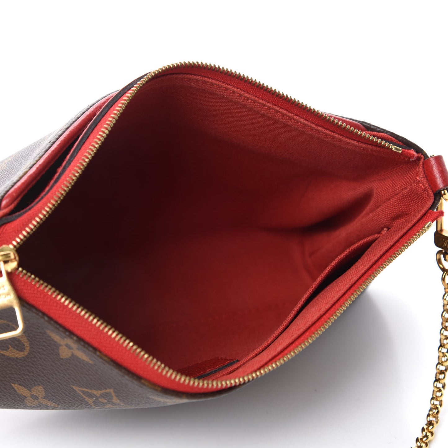 Monogram Pallas Clutch Cherry