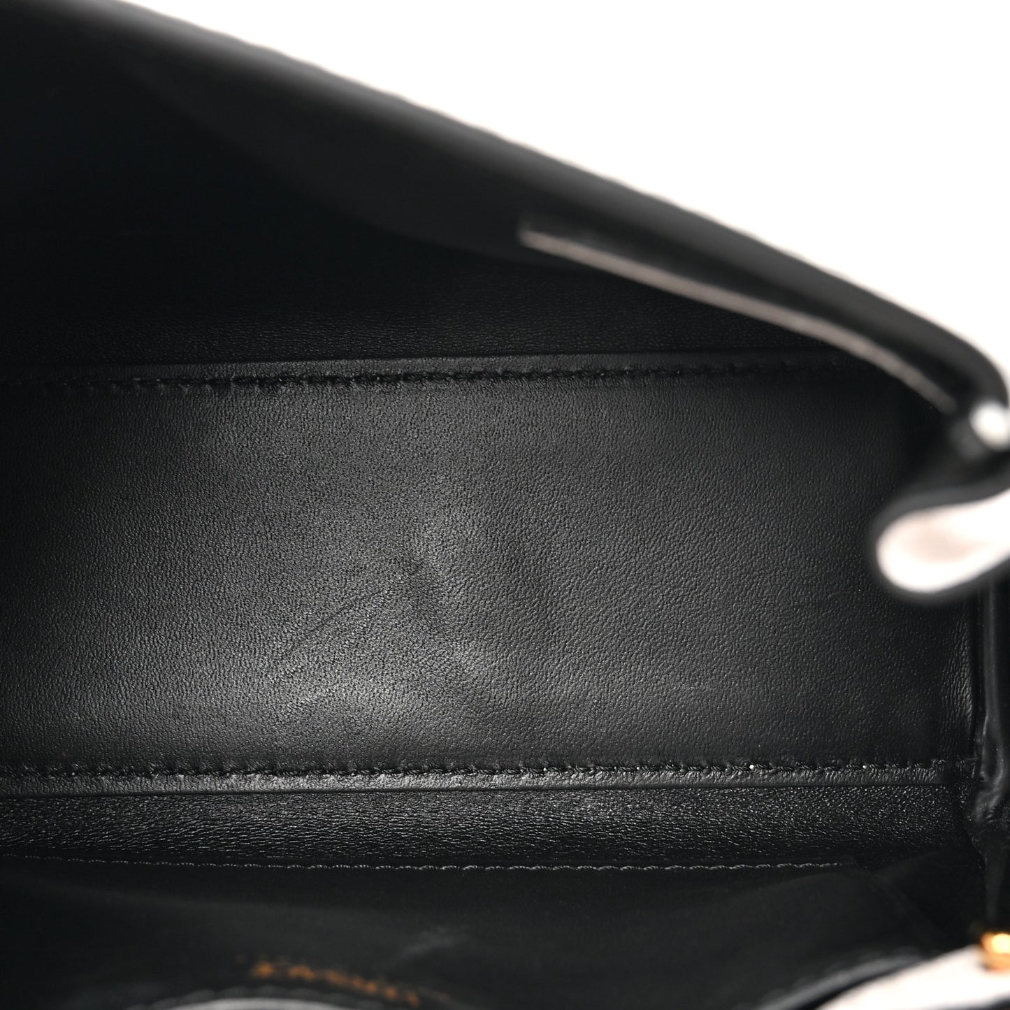 Grained Calfskin Small La Medusa Top Handle Bag Optical White