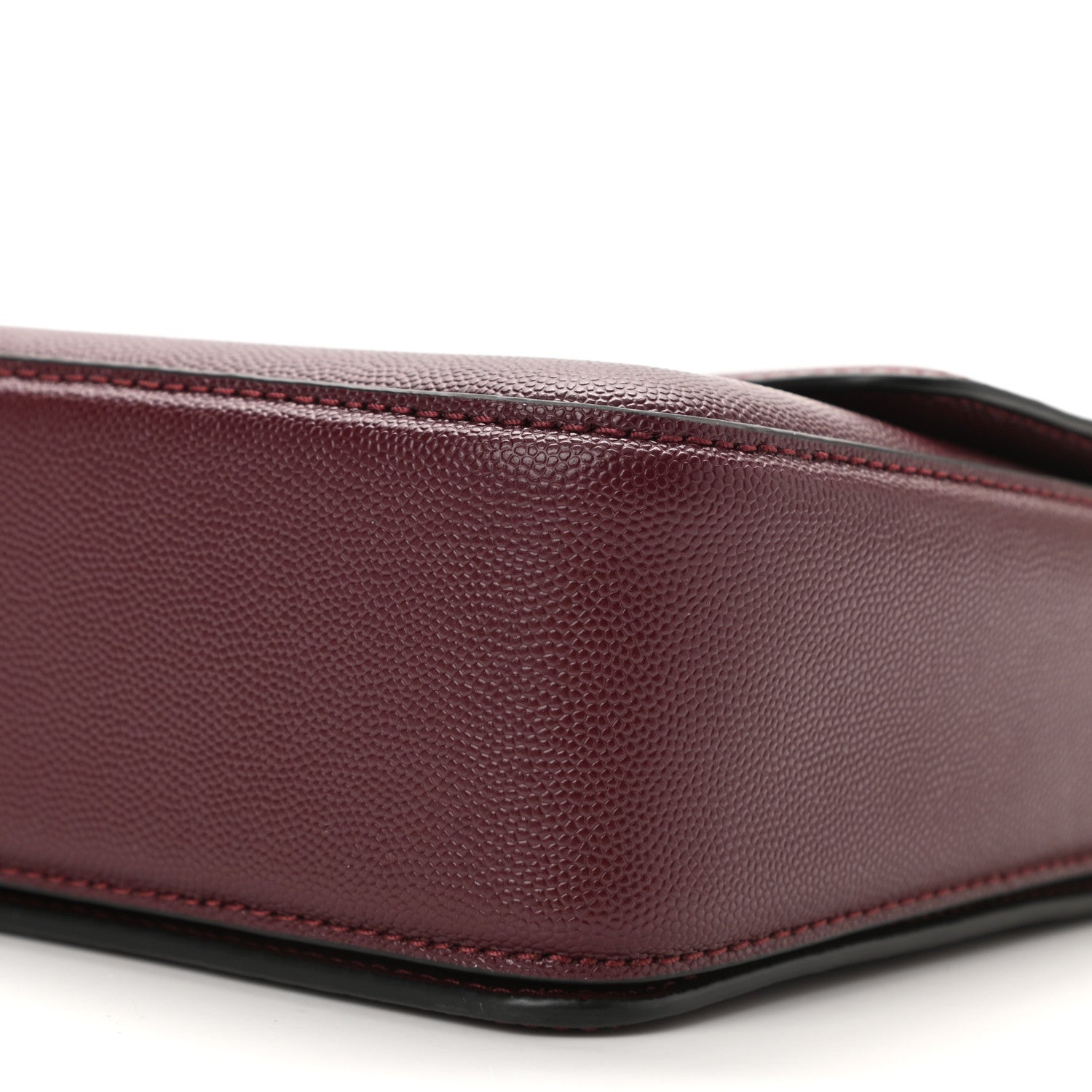Marc Jacobs Textured Calfskin The J Link Shoulder Bag Burgundy 11 of 11