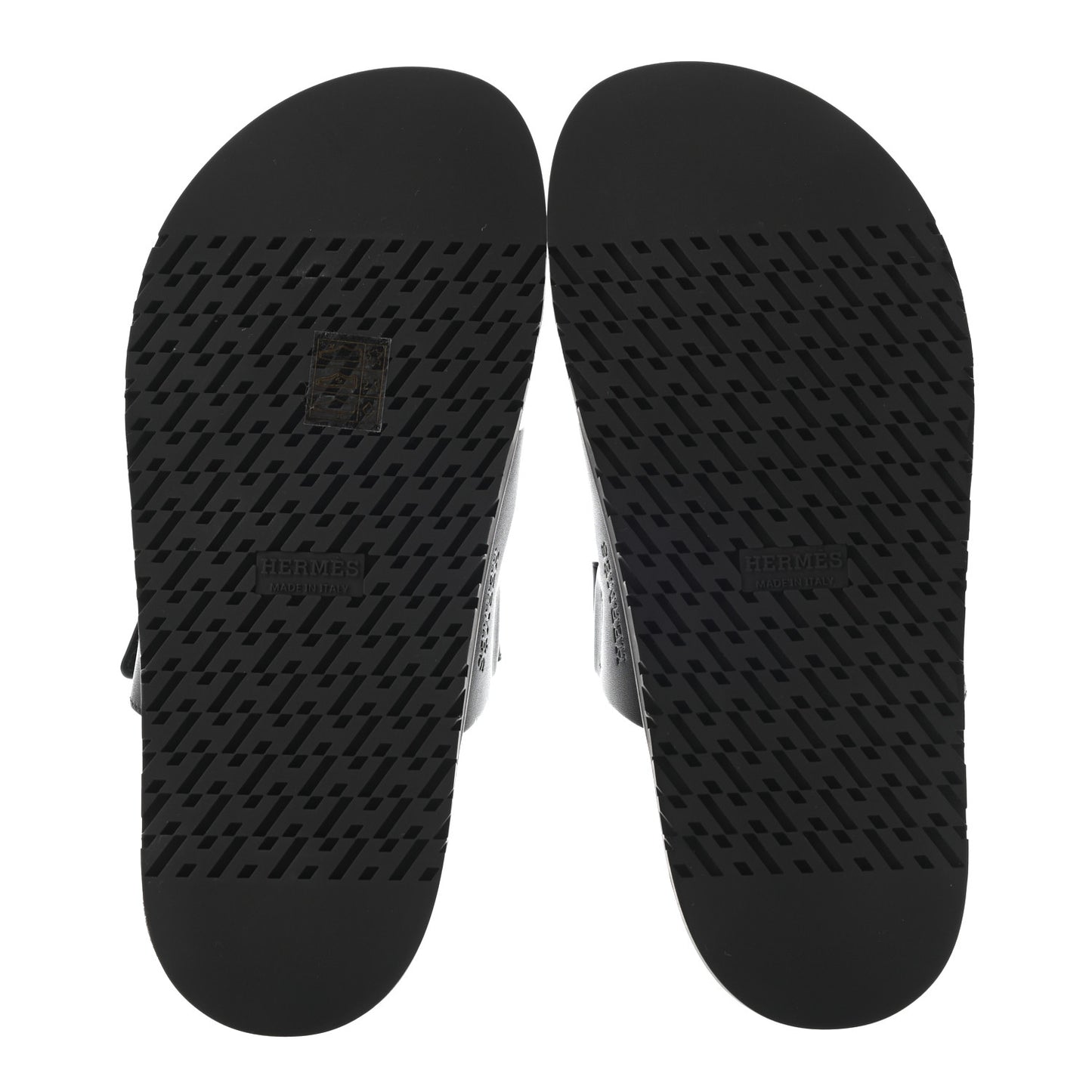 Calfskin Womens Chypre Sandals 38.5 Black