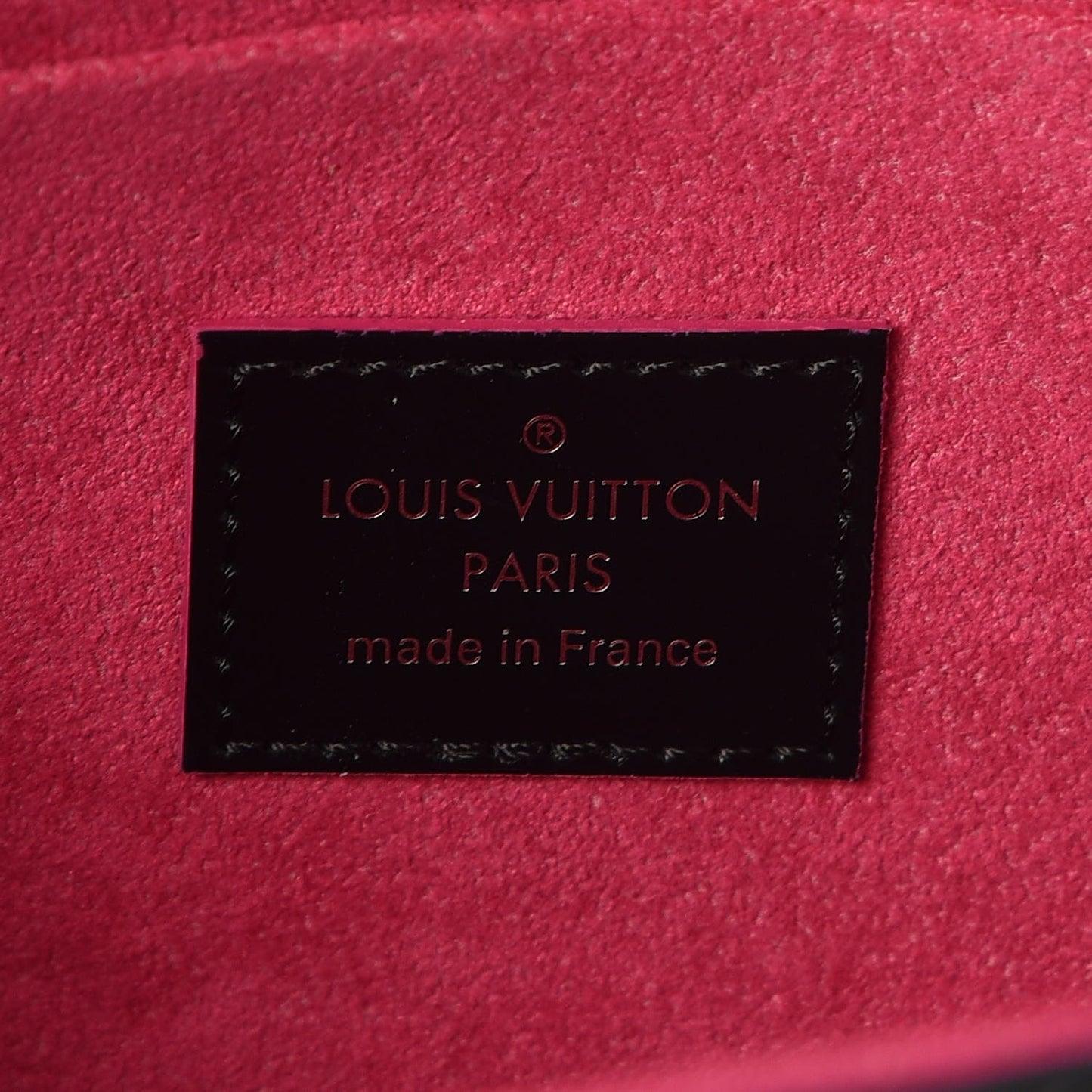 Epi Pochette Felicie Black Hot Pink