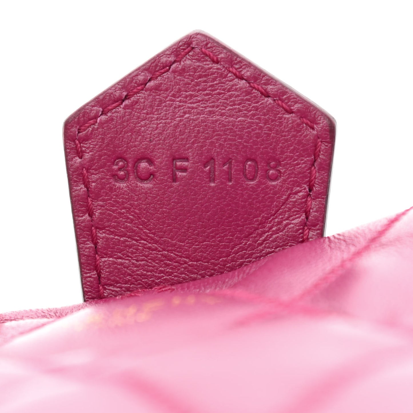 Lambskin Quilted Mini GV Bucket Bag Orchid Purple