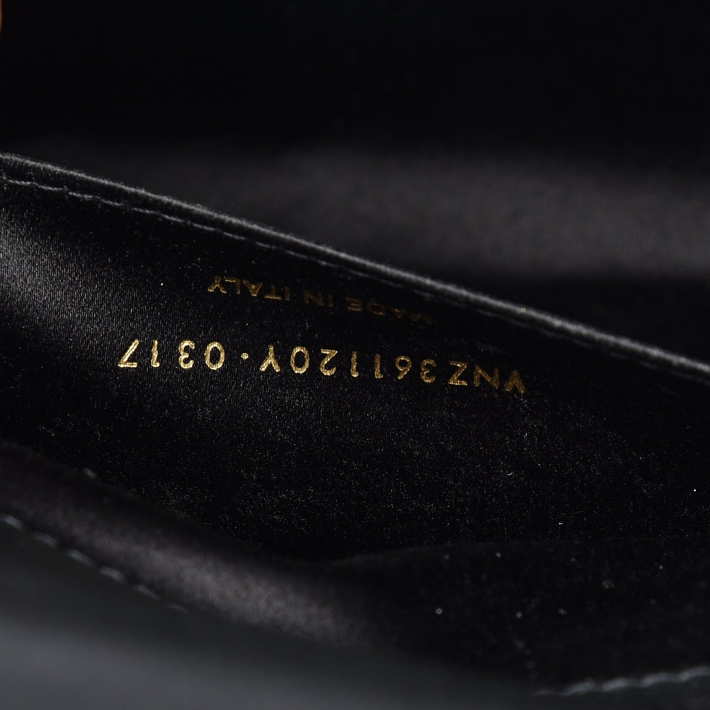 Calfskin Large Belle De Jour Clutch Black
