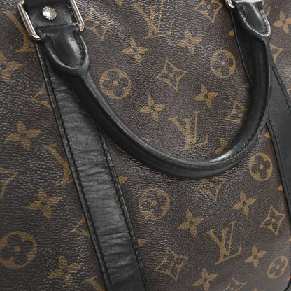 Louis Vuitton Monogram Macassar Keepall Bandouliere 55 10 of 16