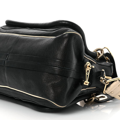 Chloe Calfskin Medium Military Paraty Black 10 of 12
