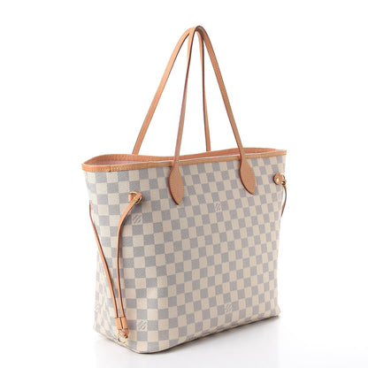 Louis Vuitton Damier Azur Neo Neverfull MM Rose Ballerine 3 of 12