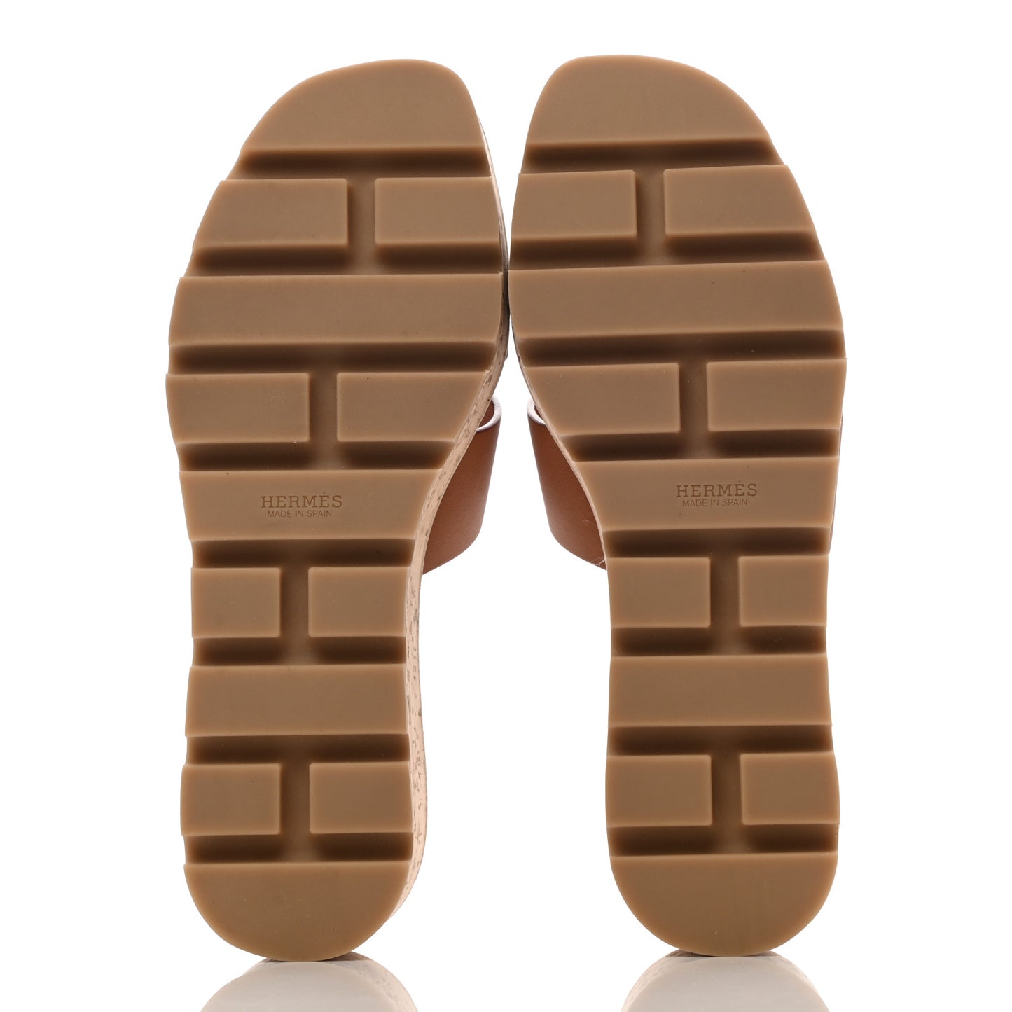 Calfskin Cork Eze 30 Sandals 37 Marron Glaise