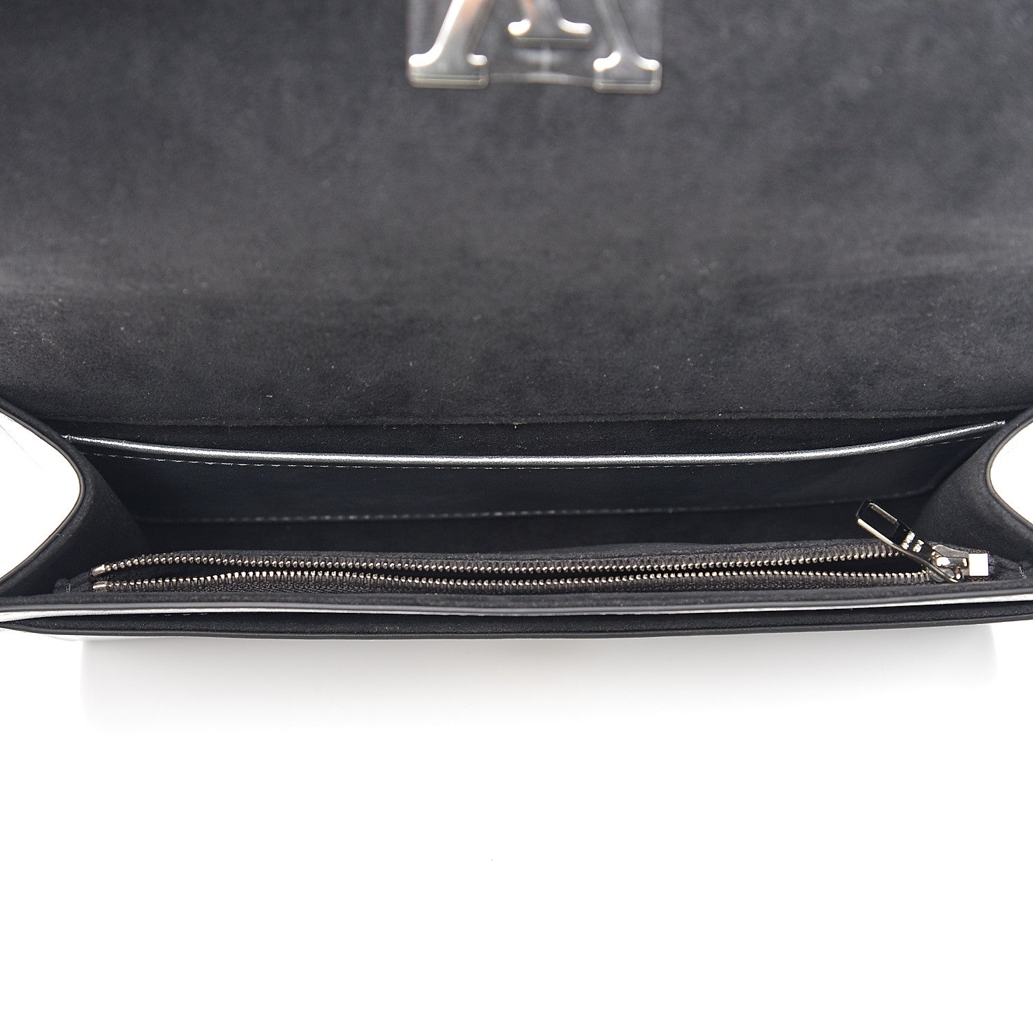 Louis Vuitton Calfskin Neo Sobe Louise EW Clutch Silver 4 of 6