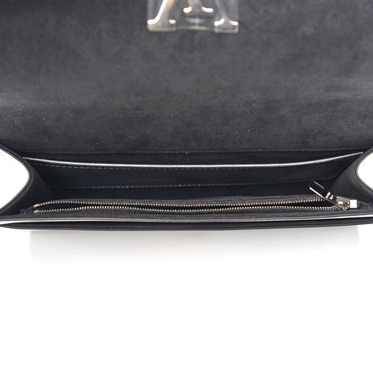 Louis Vuitton Calfskin Neo Sobe Louise EW Clutch Silver 4 of 6