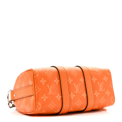 Louis Vuitton Taigarama Keepall Bandouliere 25 Tangerine 4 of 10