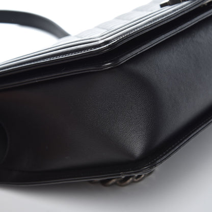 Chanel Calfskin Quilted New Medium Boy Flap Black 8 of 9