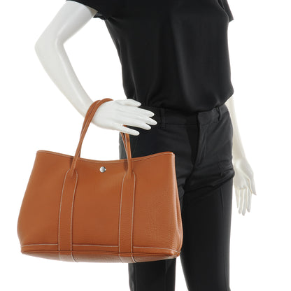 Hermes Vache Fjord Garden Party Tote 36 MM Gold 2 of 8