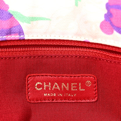 Chanel Canvas Floral Print Tote Multicolor 6 of 11