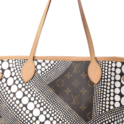 Louis Vuitton Monogram Kusama Waves Neverfull MM White 10 of 10