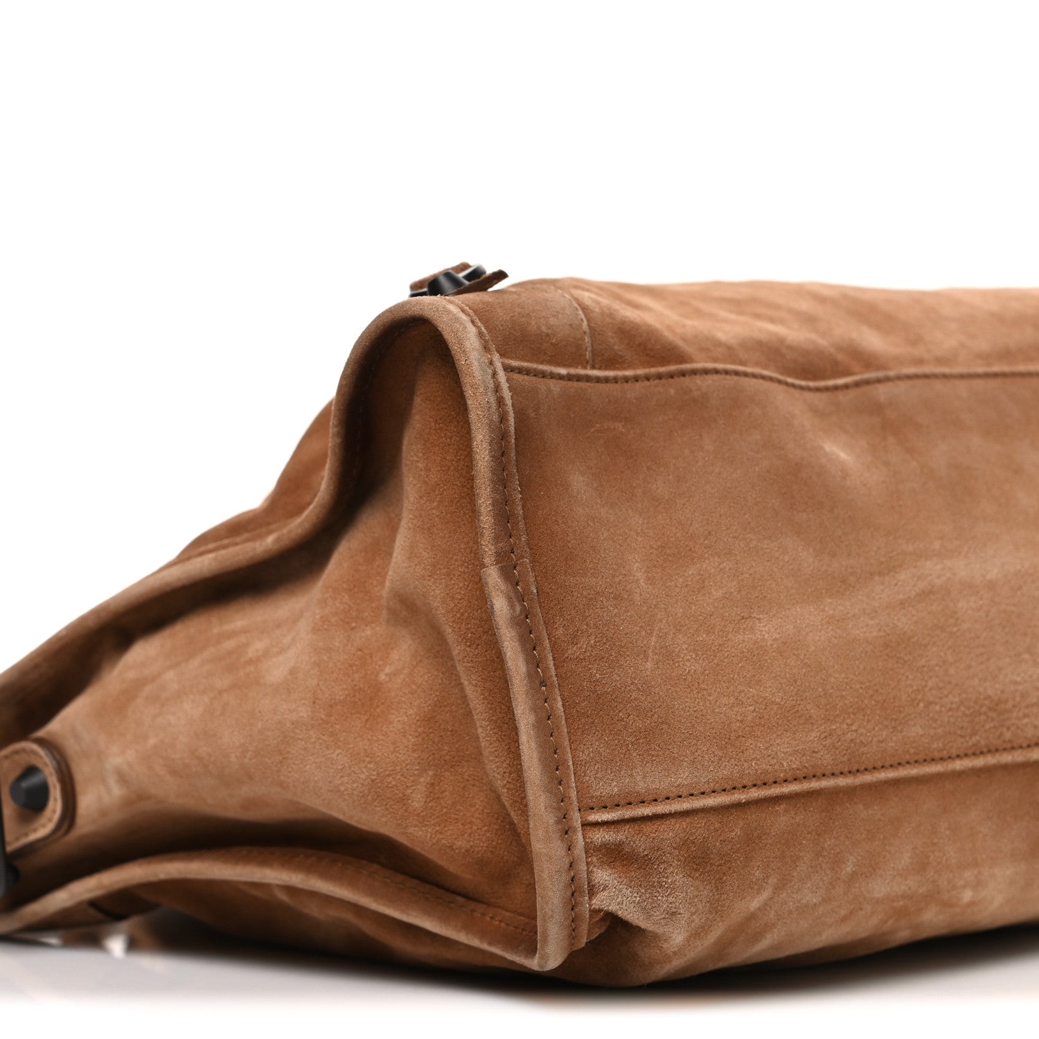 Balenciaga Waxed Suede Calfskin Classic Hardware Medium Le City Camel 9 of 10
