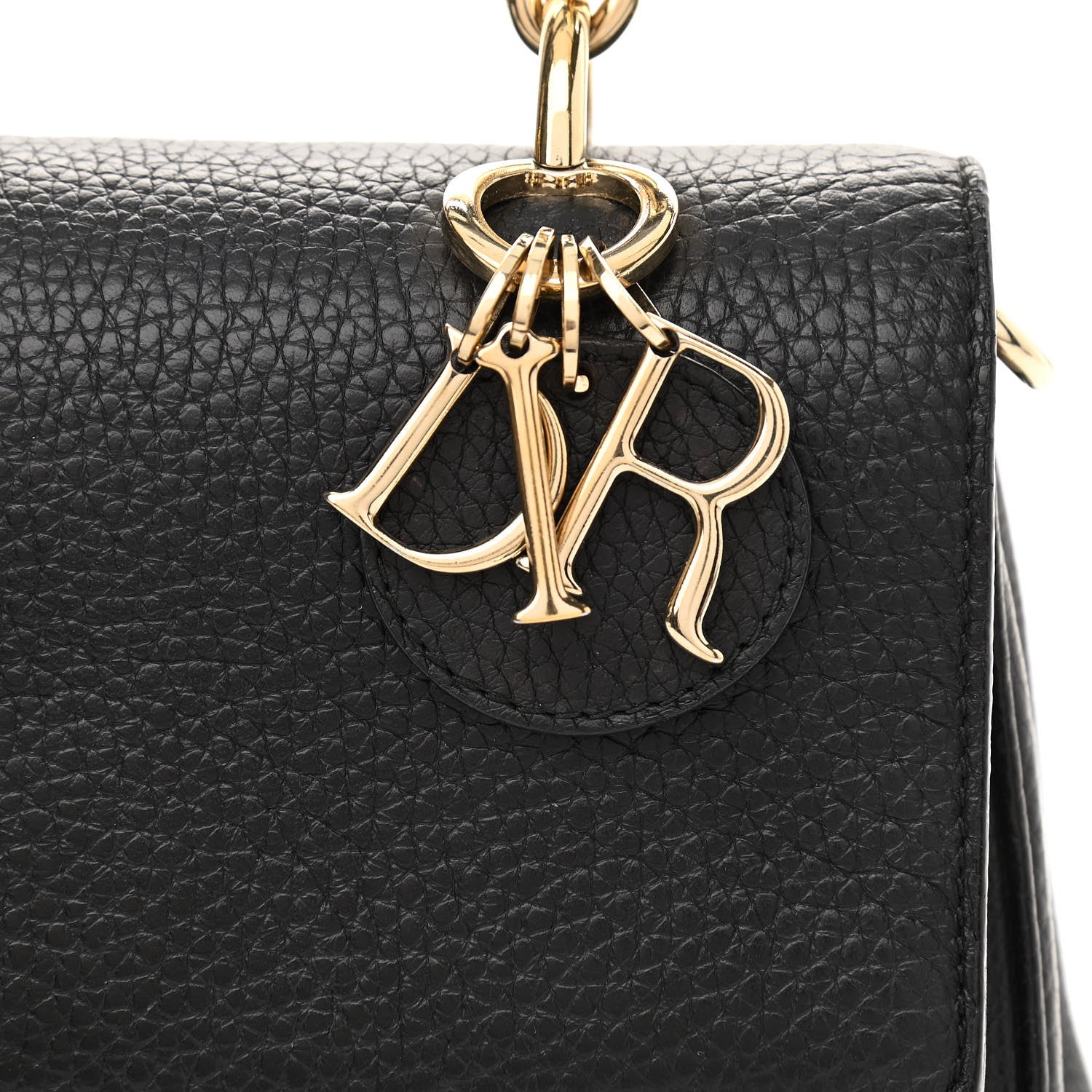Christian Dior Bullcalf Mini Be Dior Flap Black Fraise 12 of 18