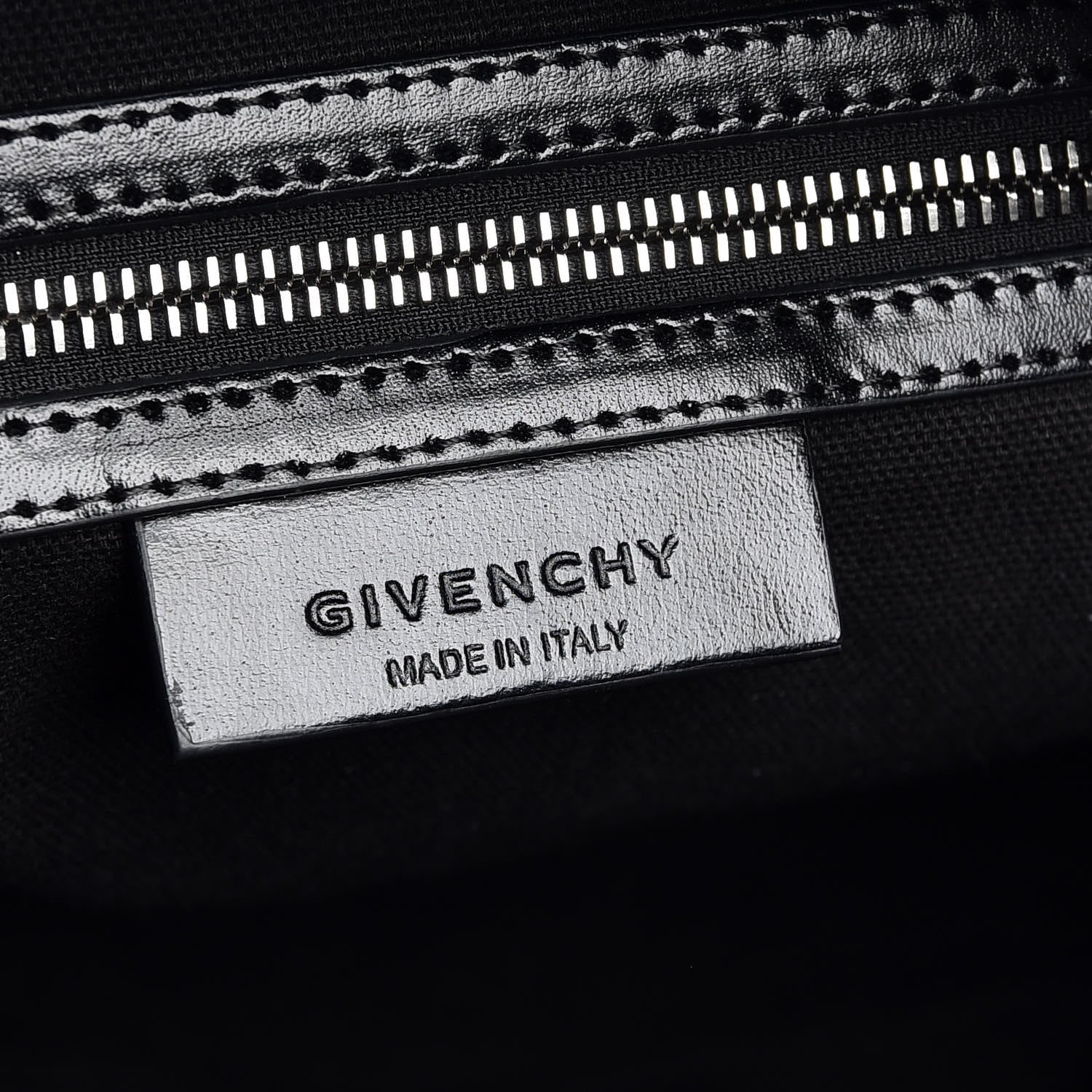 Givenchy Shiny Lord Calfskin Small Antigona Black 6 of 8