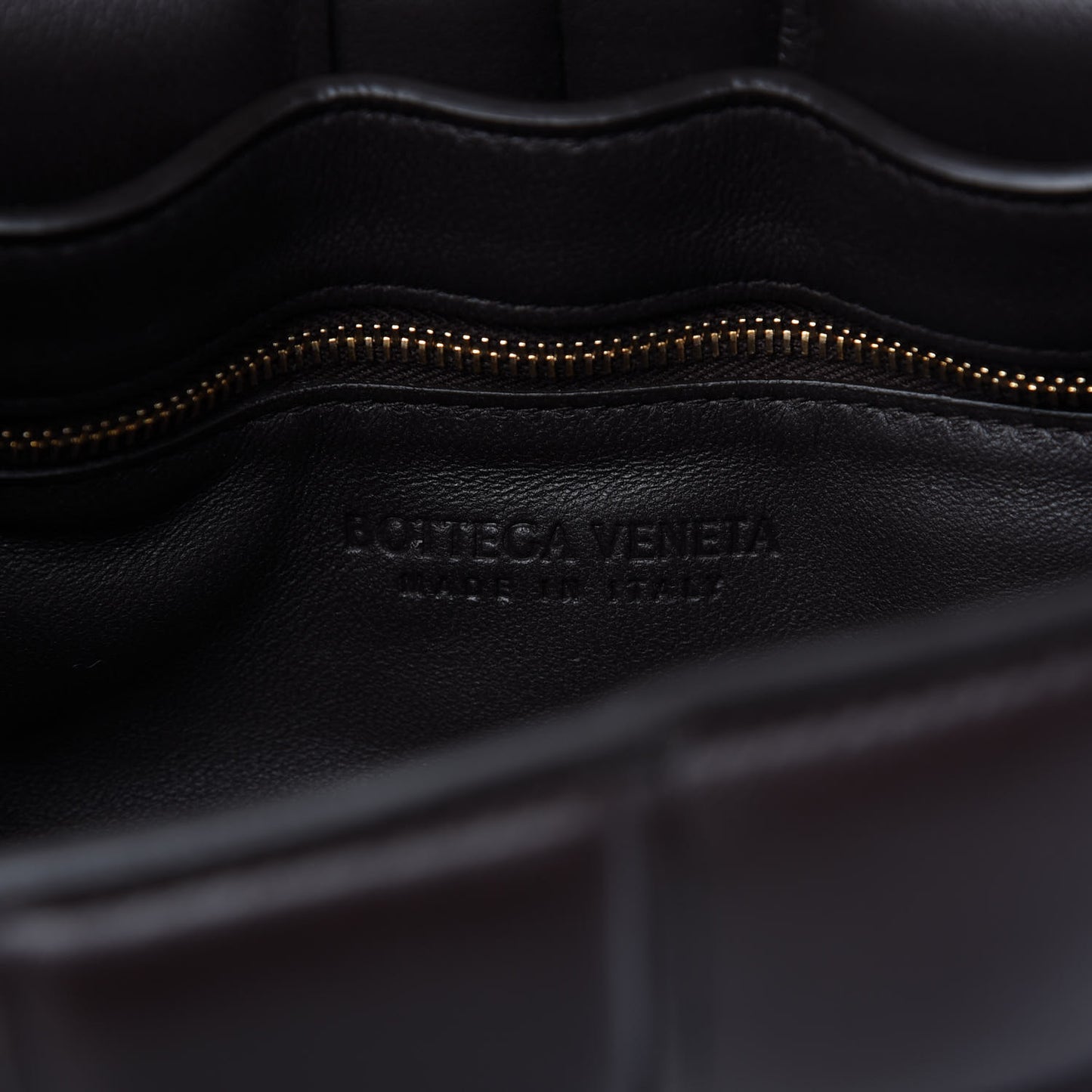 Lambskin Maxi Intreccio Padded Chain Cassette Crossbody Bag Black