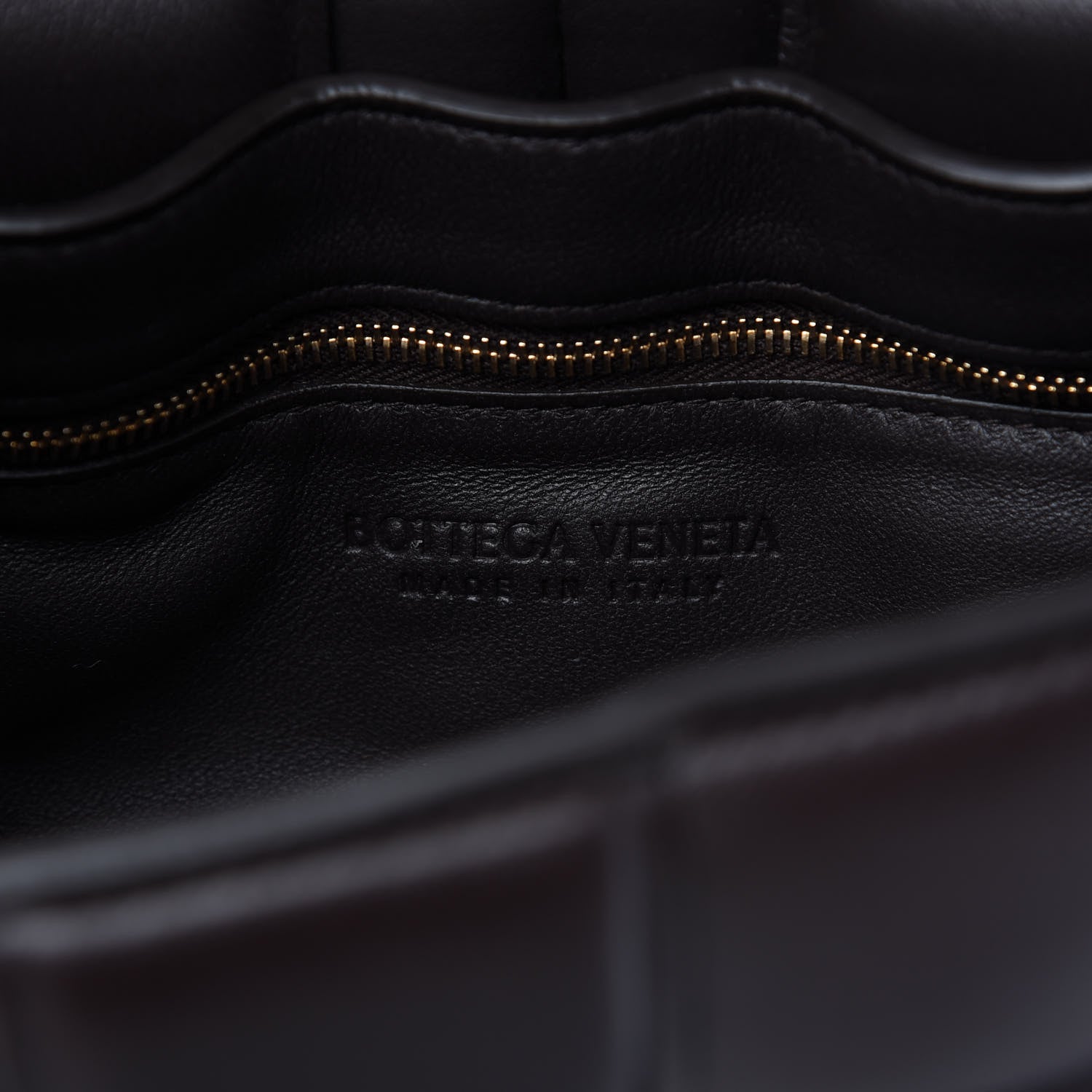 Bottega Veneta Lambskin Maxi Intreccio Padded Chain Cassette Crossbody Bag Black 8 of 8