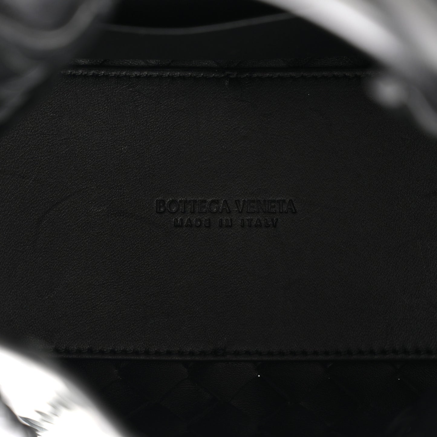 Nappa Intrecciato Small Andiamo Shoulder Bag Black