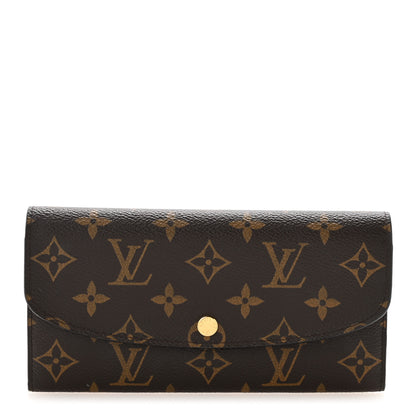 Louis Vuitton Monogram Emilie Wallet Rose Ballerine 1 of 10
