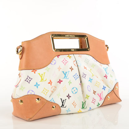Louis Vuitton Monogram Multicolor Judy MM White 3 of 12