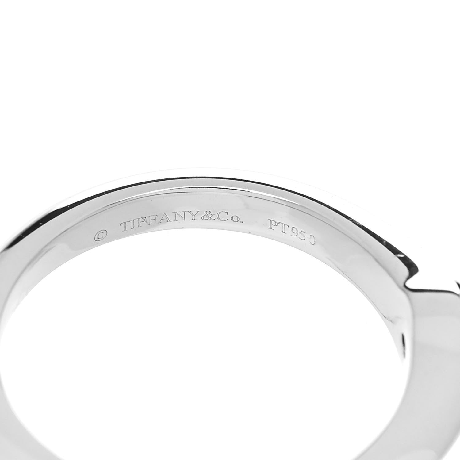 Tiffany Platinum Diamond .97ct Solitaire Engagement Ring 47 4 5 of 6