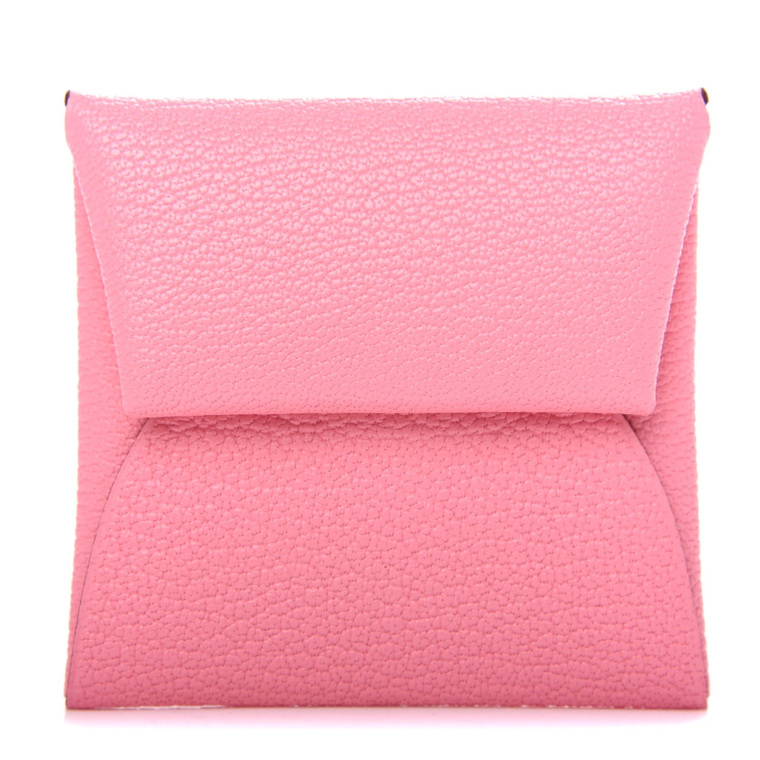 Hermes Chevre Mysore Verso Bastia Coin Purse Rose Confetti Brique 1 of 7