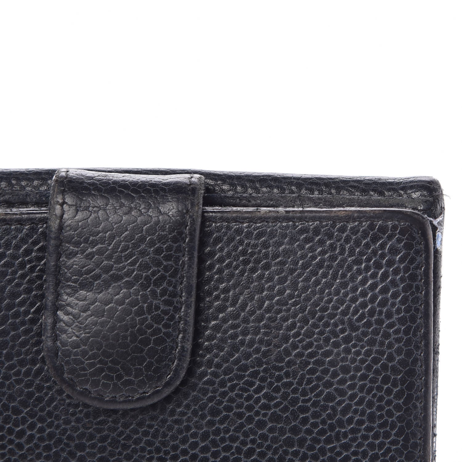 Chanel Caviar Timeless CC Compact French Wallet Black 12 of 12