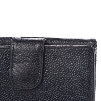 Chanel Caviar Timeless CC Compact French Wallet Black 12 of 12