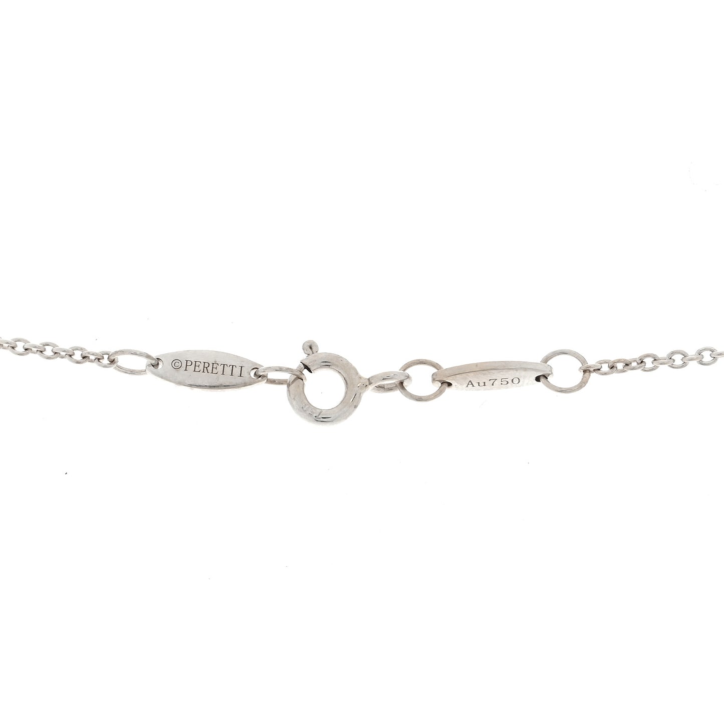 18K White Gold Diamond Paloma's Melody Pendant Necklace