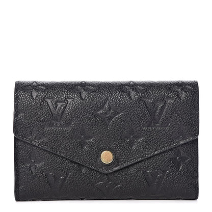 Louis Vuitton Empreinte Compact Curieuse Wallet Black 1 of 8