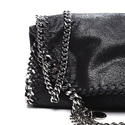 Stella McCartney Shaggy Deer Mini Falabella Fold Over Tote Black 11 of 11