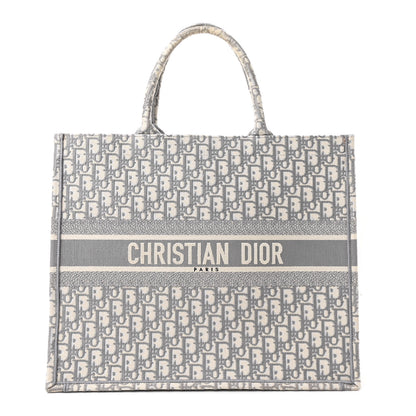 Christian Dior Oblique Large Book Tote Grey 1 of 12