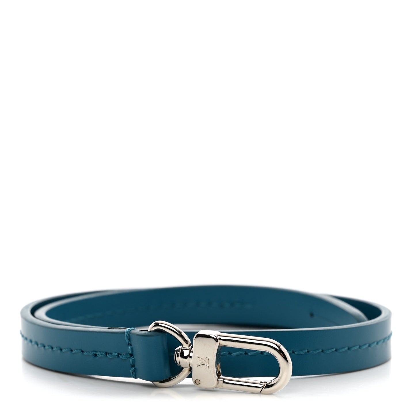 Calfskin Pochette Accessories Strap Cyan
