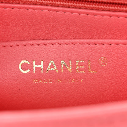 Chanel Lambskin Quilted Mini Rectangular Flap Pink 6 of 11