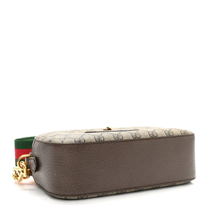 Gucci GG Supreme Monogram Web Neo Vintage Shoulder Bag Beige New Acero Crop 4 of 10