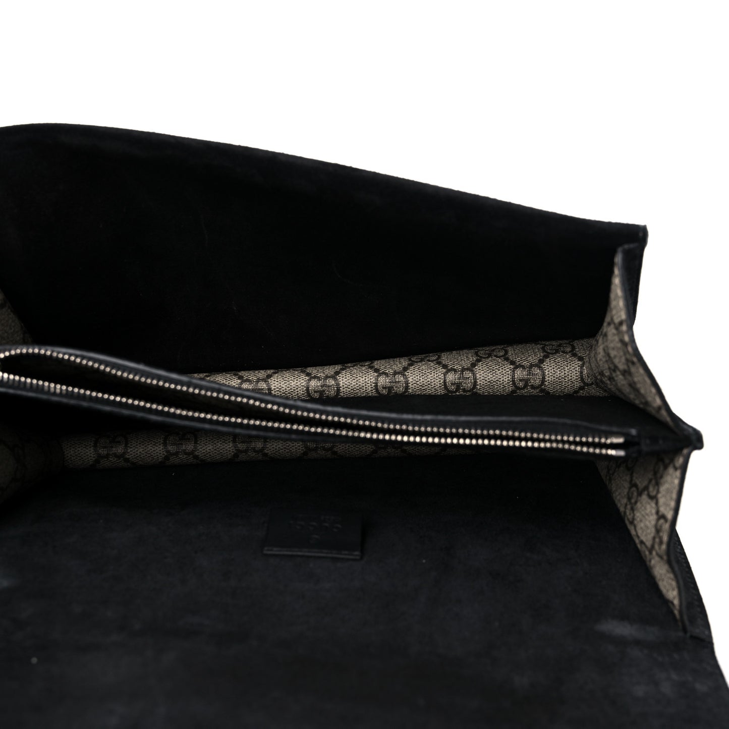 GG Supreme Monogram Small Dionysus Shoulder Bag Black