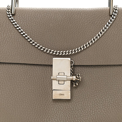 Chloe Grained Lambskin Drew Shoulder Bag Motty Grey 7 of 9