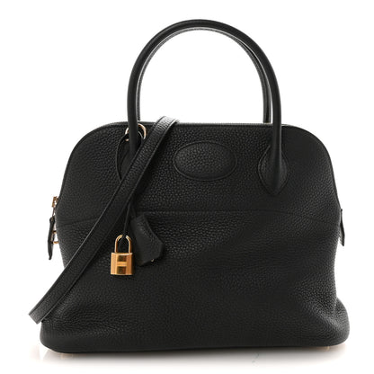 Hermes Taurillon Clemence Bolide 31 Black 1 of 8